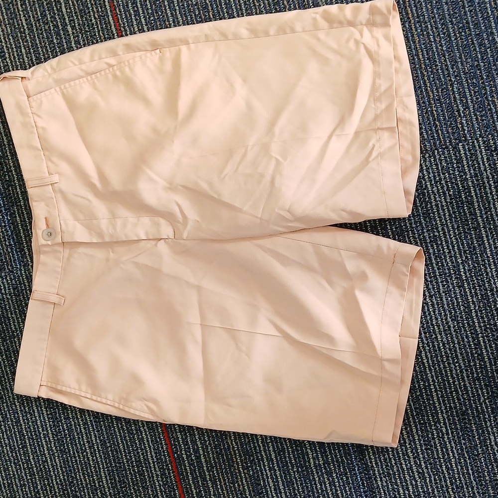 Nwot Mens Haggar Cool 18 Pro Expandable Waist Comfort Stretch Shorts 36W
